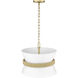 Kimbry 3 Light 16.1 inch Vintage Brass Indoor Pendant Ceiling Light